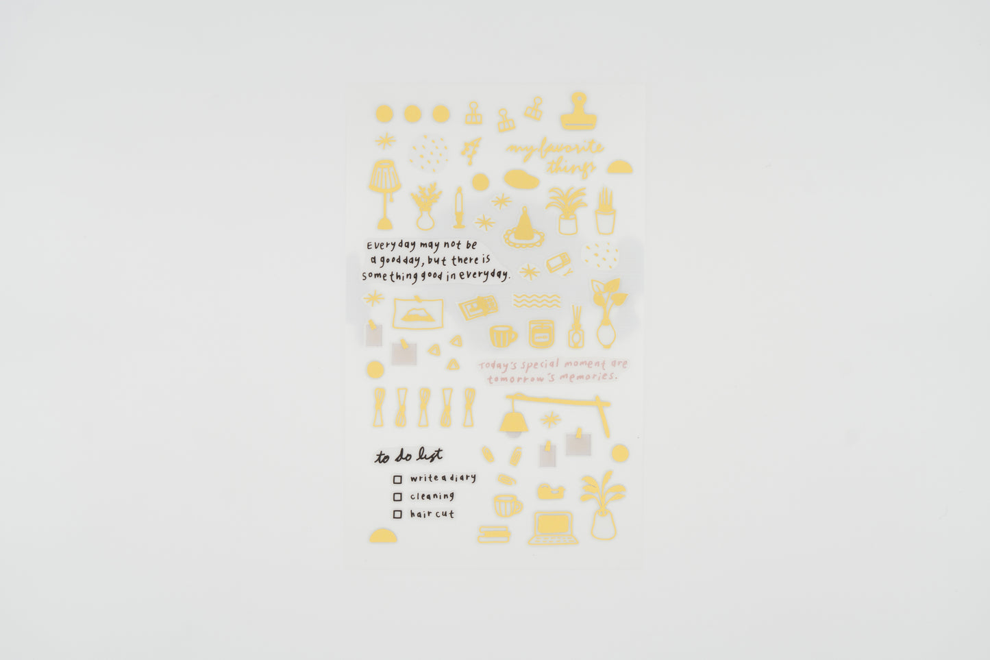 1081 On the Desk Sticker Set