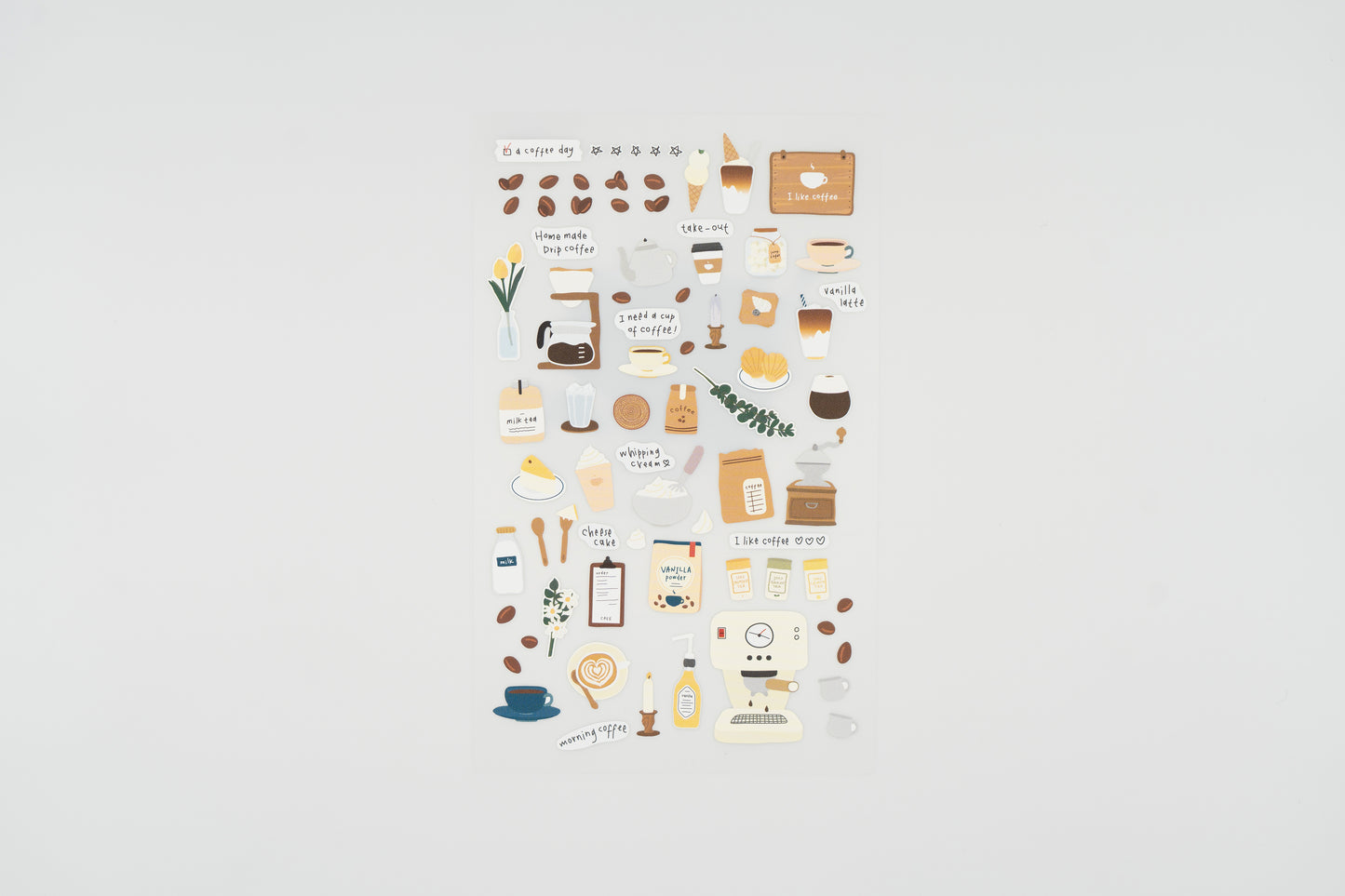 1084 I like Coffee Sticker Set