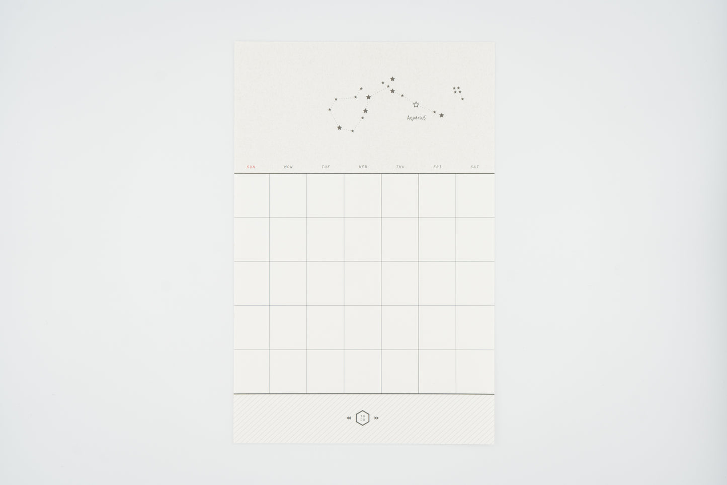 1053 Monthly Plan Calendar Sticker