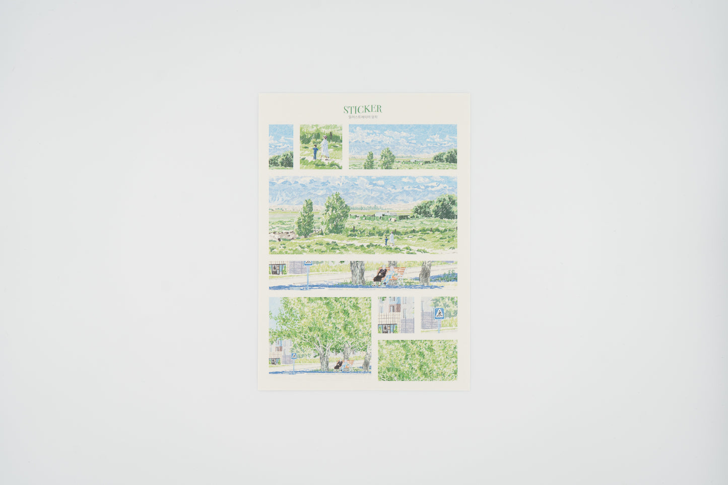 Yangchee Travel Scenery Stickers