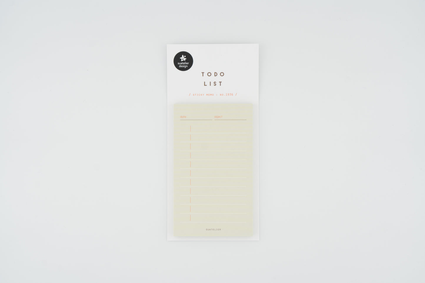 1936 To Do List Sticky Memo