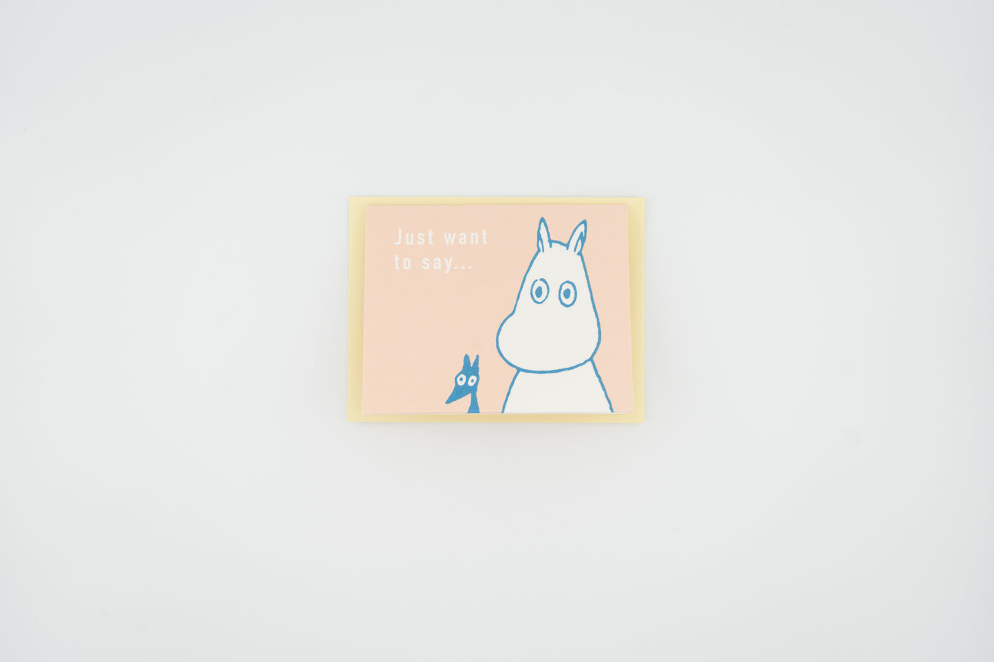Moomin Just want to say... Card