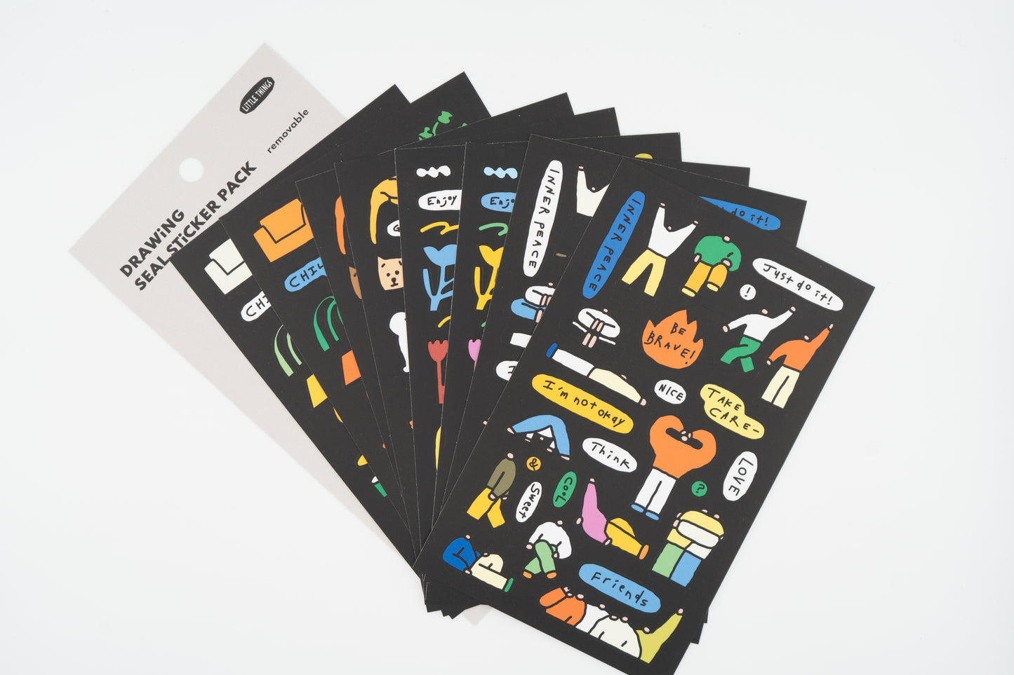 Little Things Drawing Seal Sticker Pack