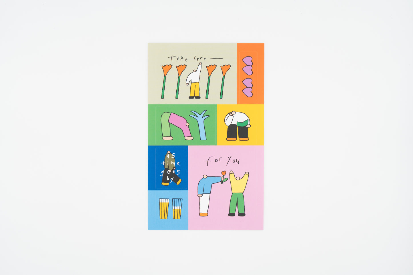 Little Things Drawing Square Sticker Pack