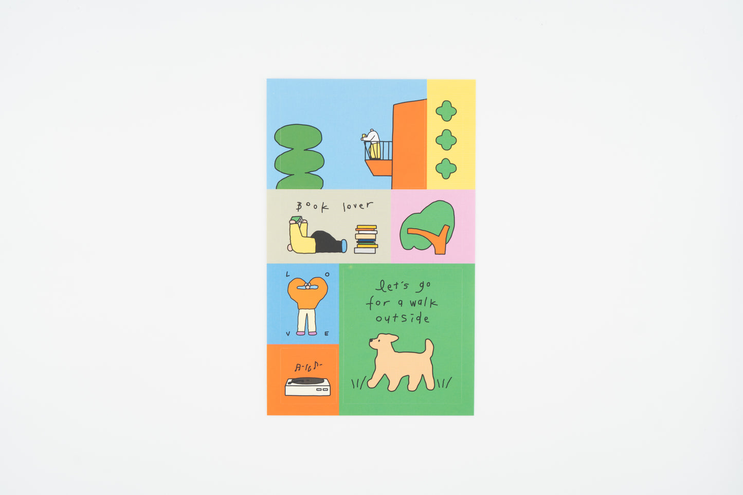 Little Things Drawing Square Sticker Pack