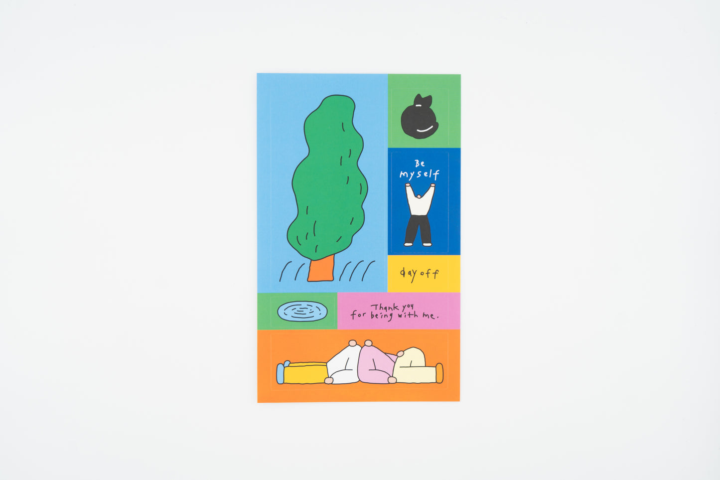 Little Things Drawing Square Sticker Pack