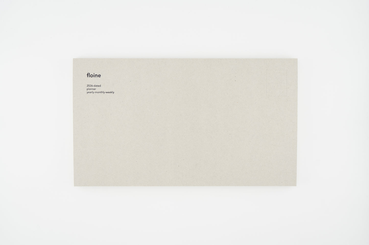floine Letter 2026 Dated Planner