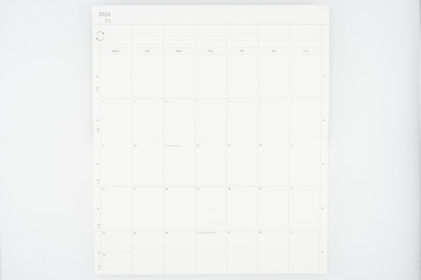 floine Letter 2026 Dated Planner