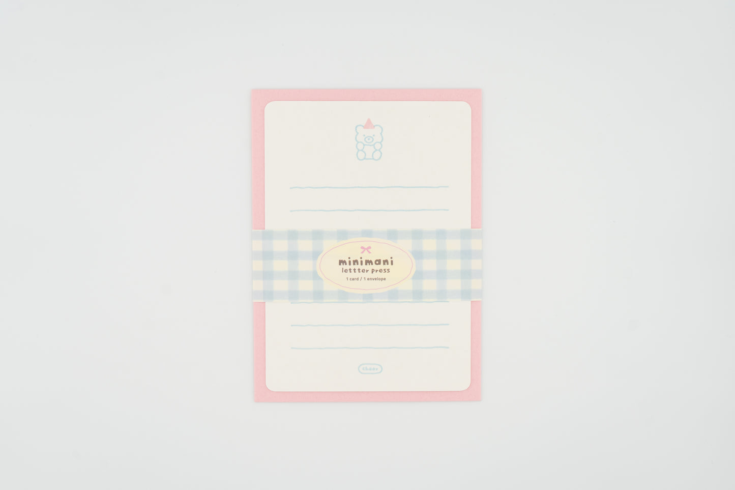 Minimani Letterpress Message Card