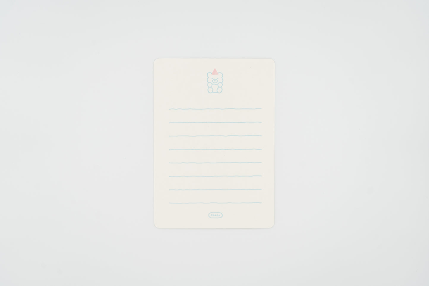 Minimani Letterpress Message Card
