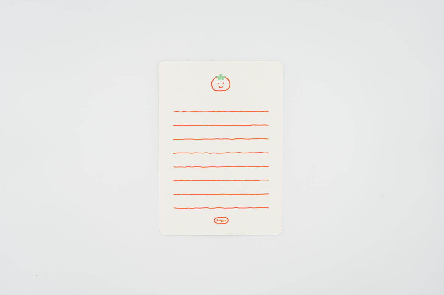 Minimani Letterpress Message Card