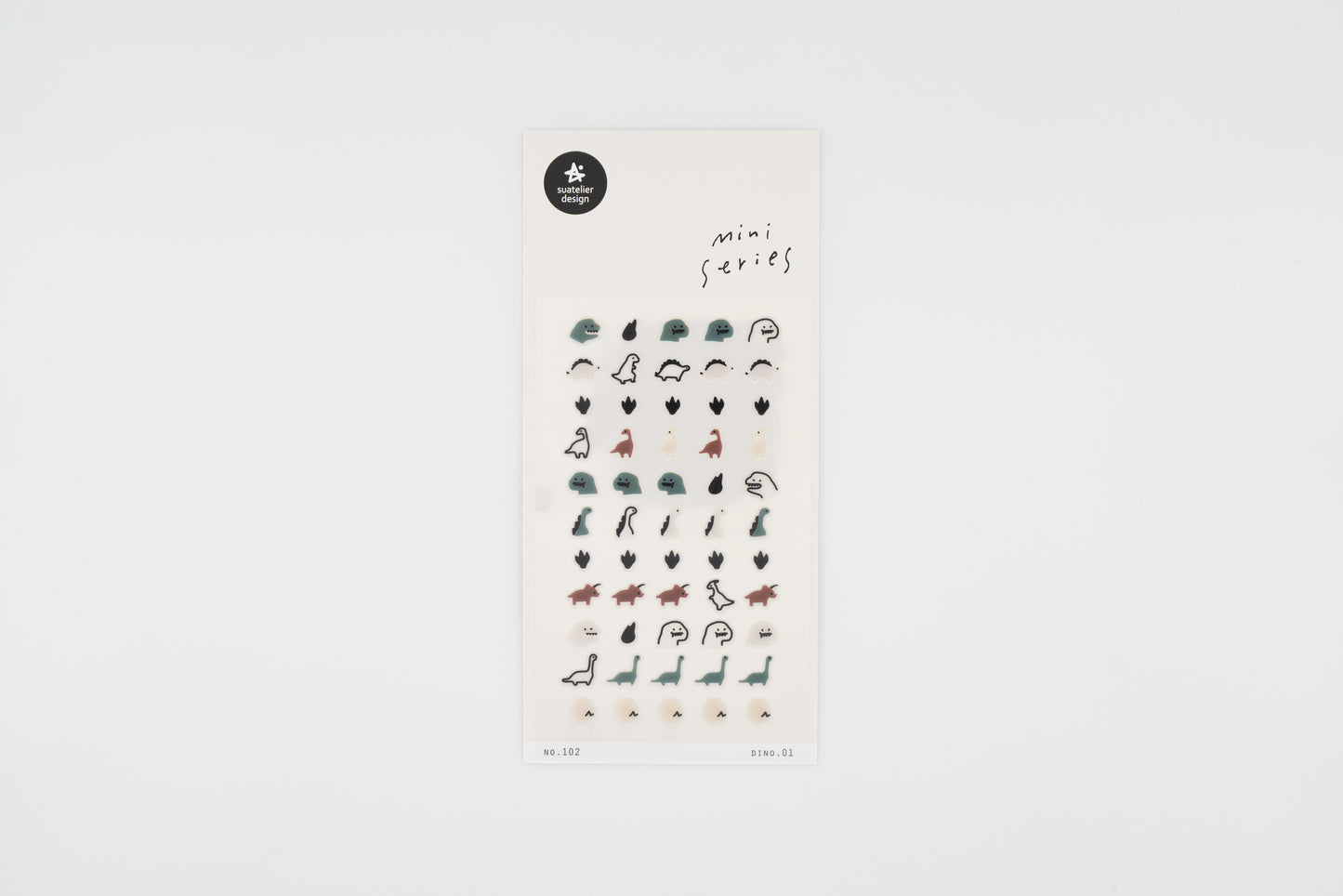 102 Dino.01 Stickers Set