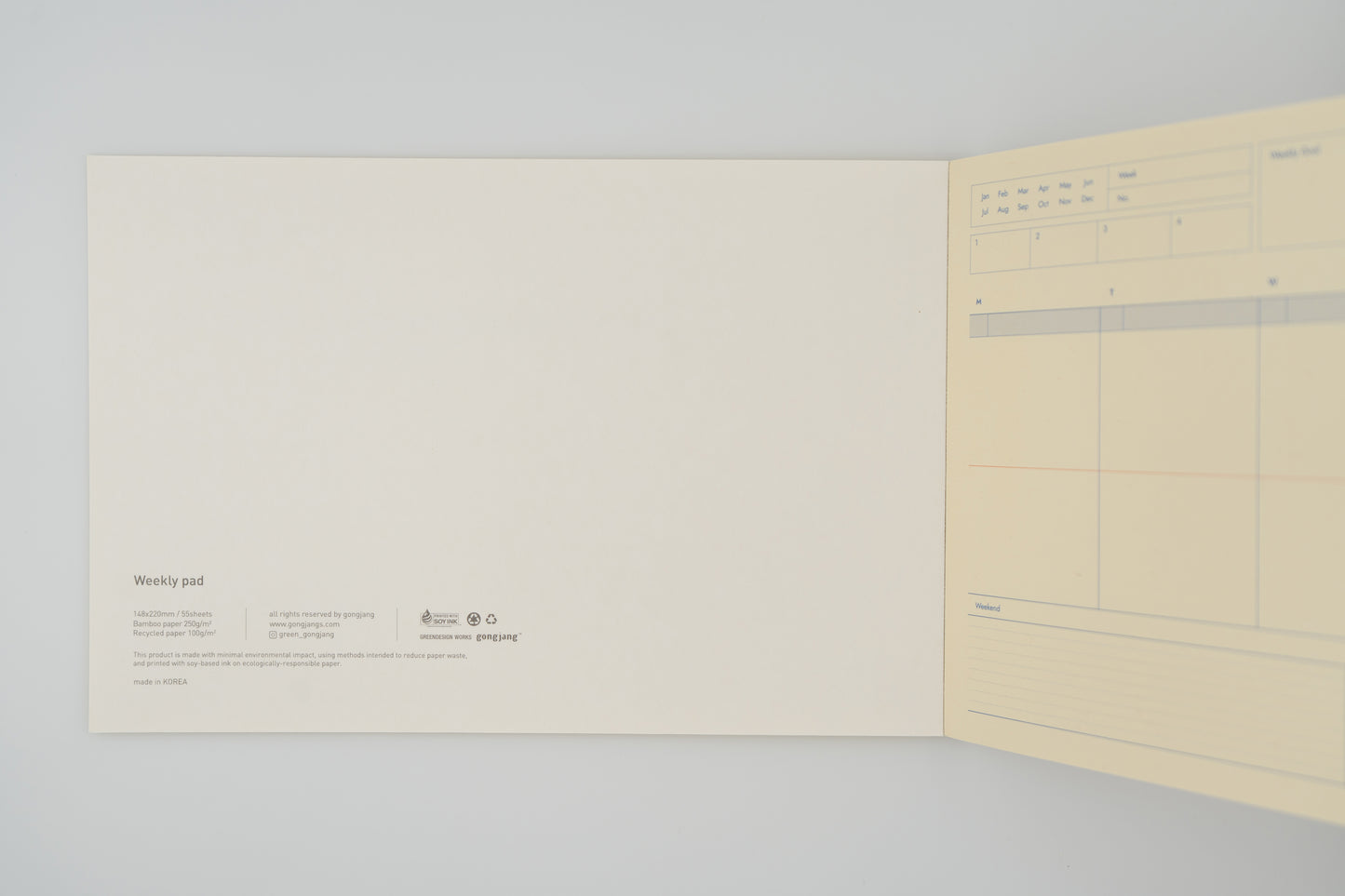 Weekly Pad
