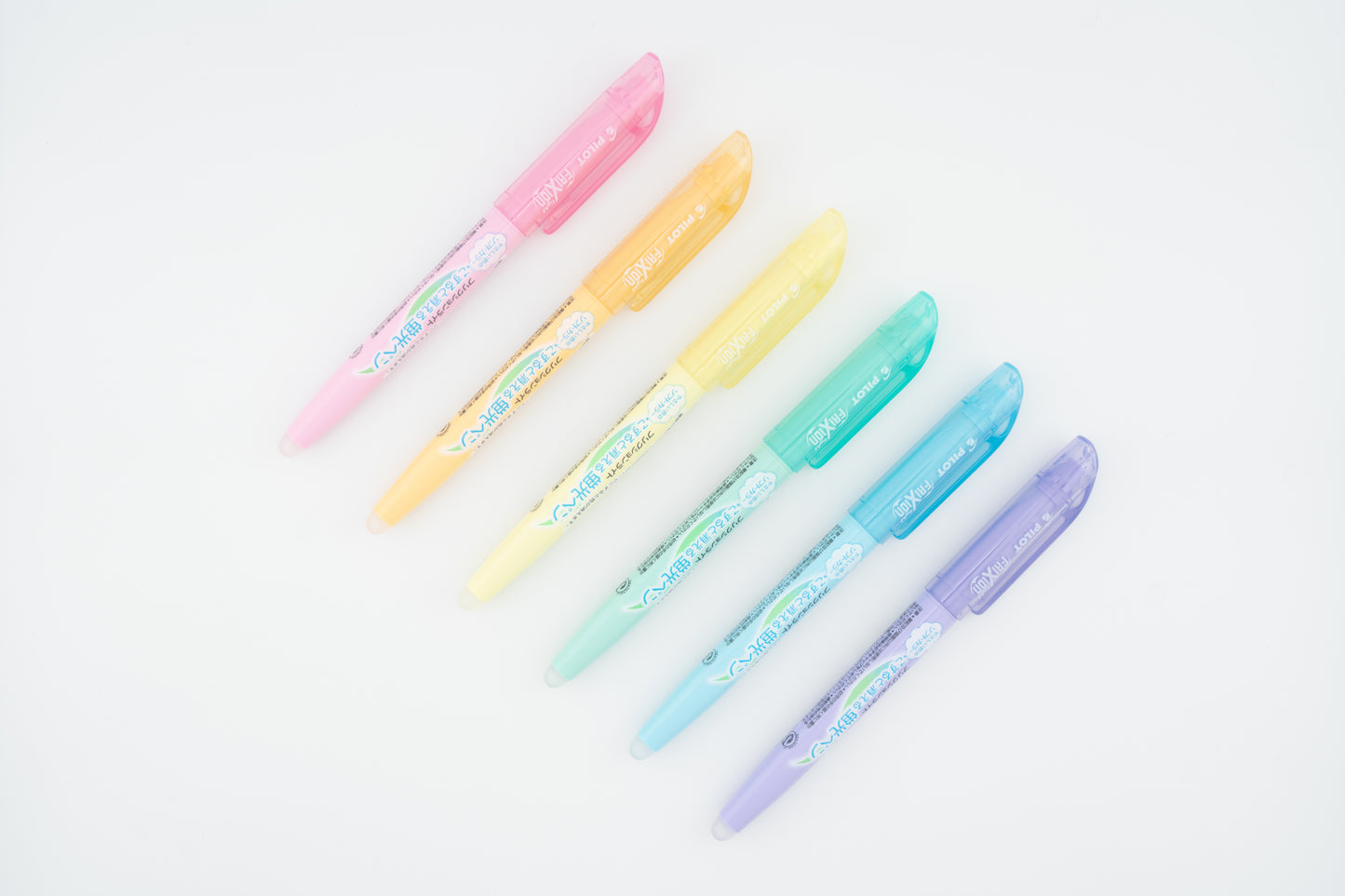 Pilot Frixion Light Erasable Hilighters Set of 6