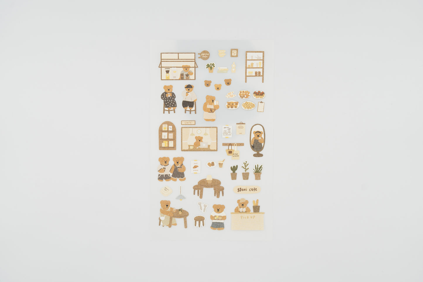 1145 Ggumi Cafe Sticker Set