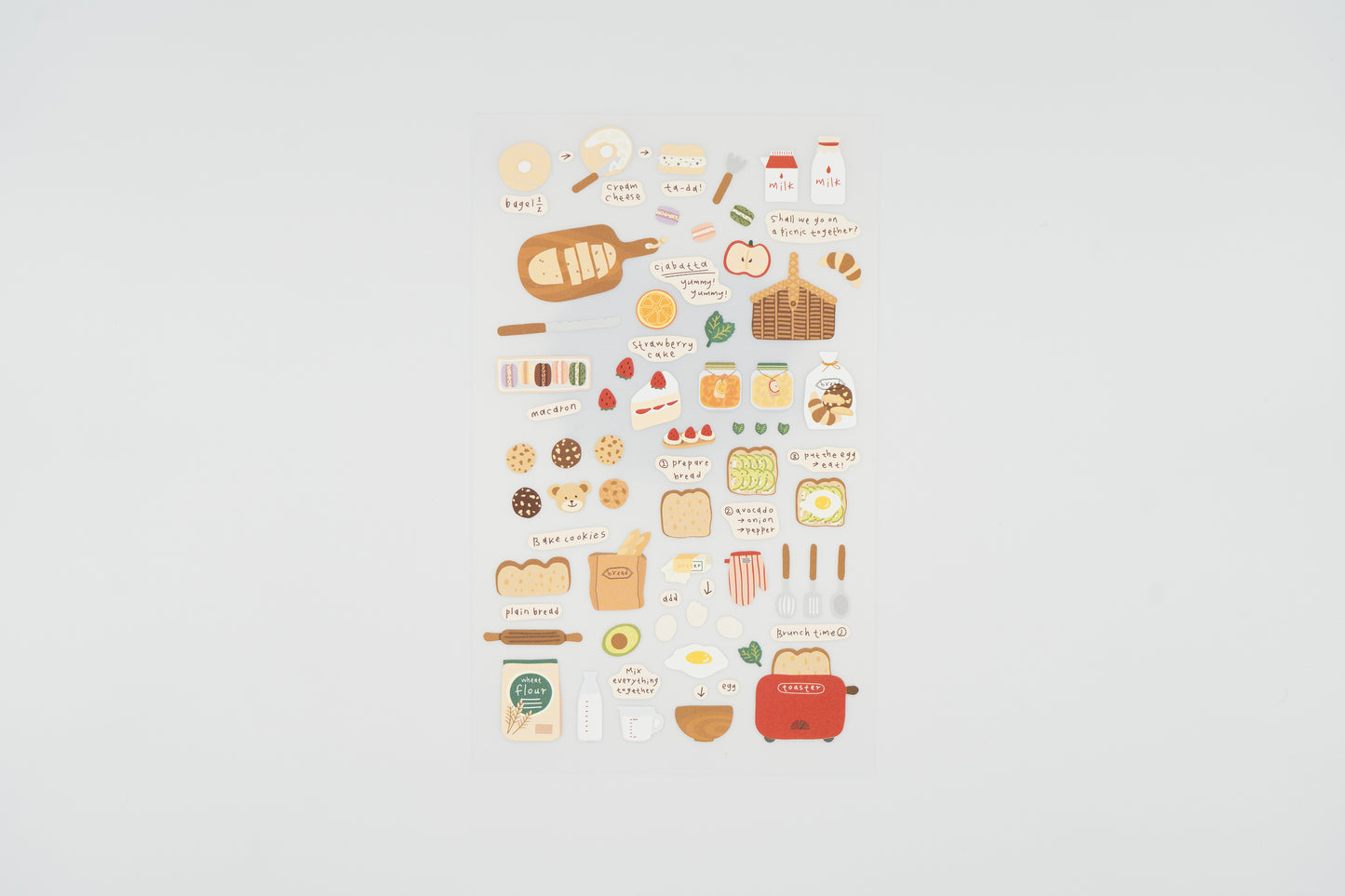 1083 I like Bread Sticker Set