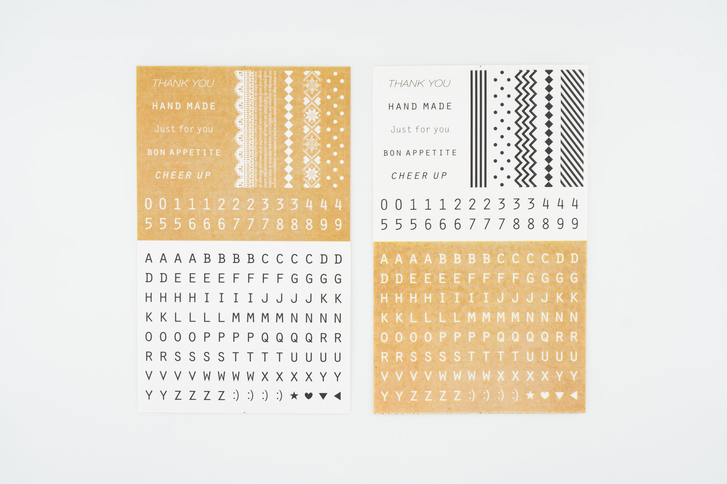 1020 Letter Sticker Set