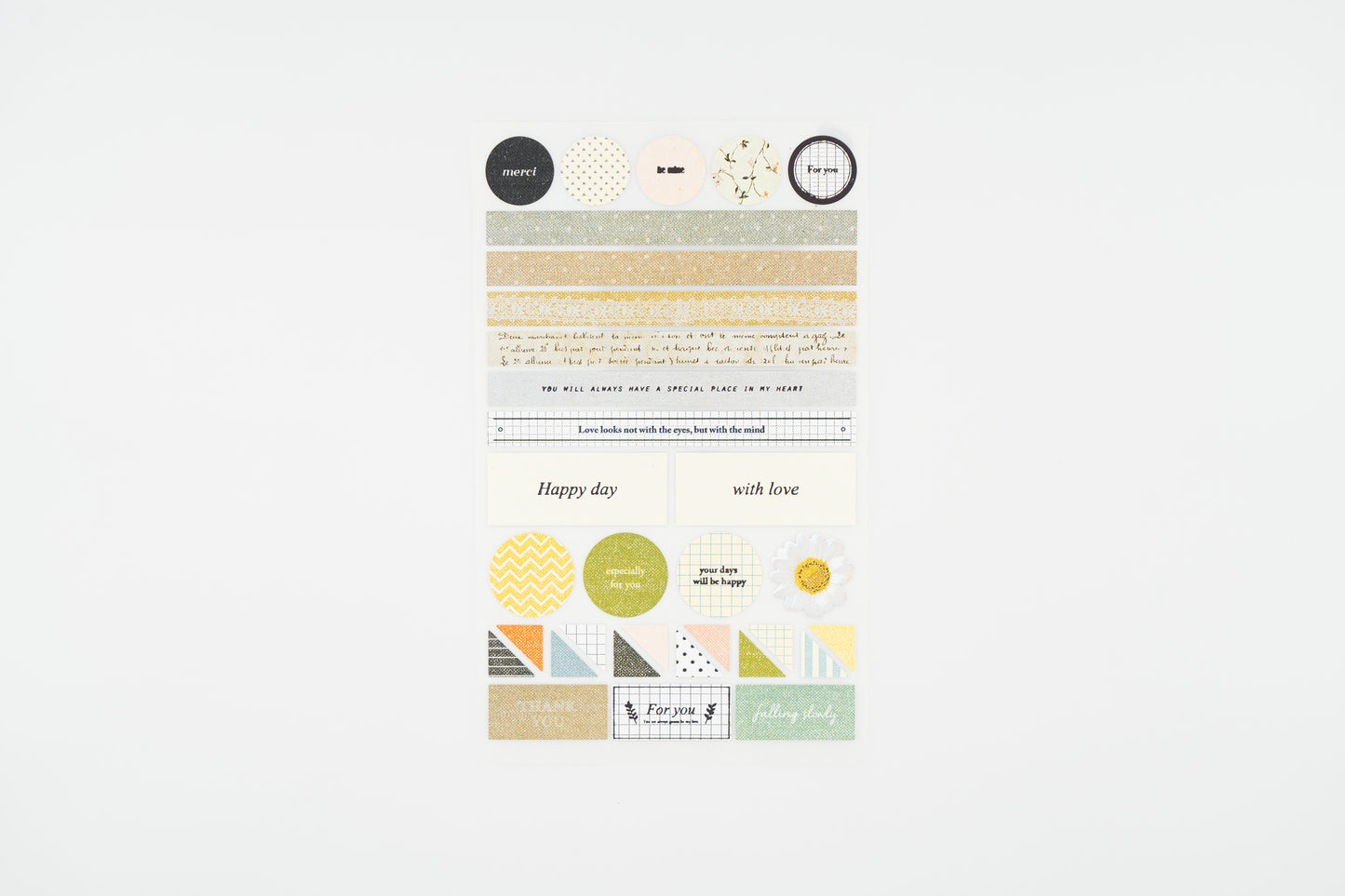 1029 Merci Sticker Set