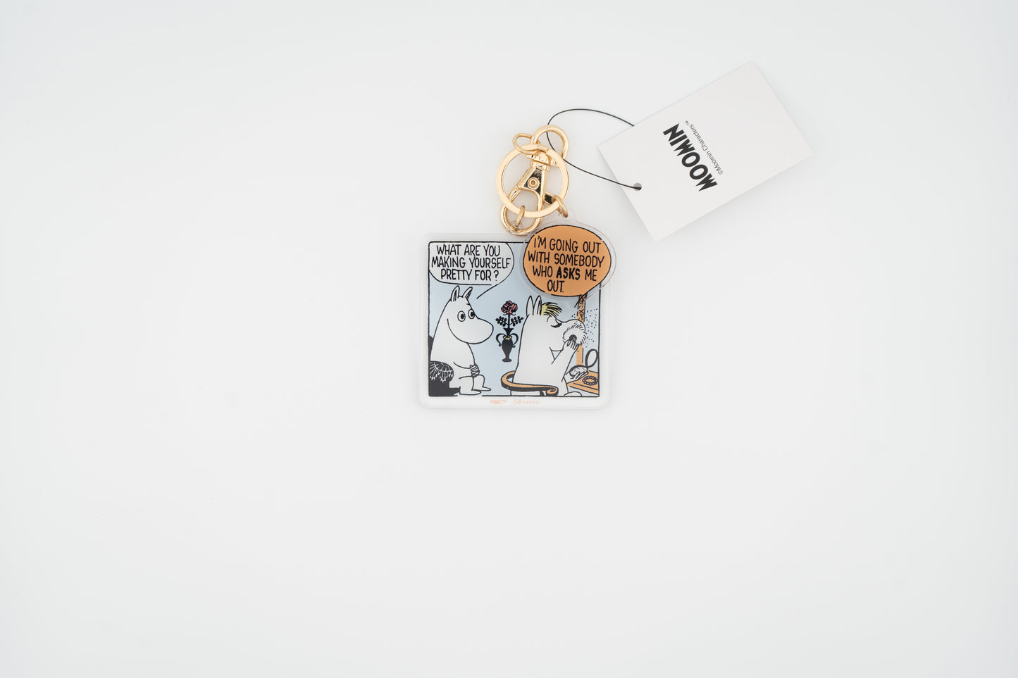 Moomin Cut Key Ring