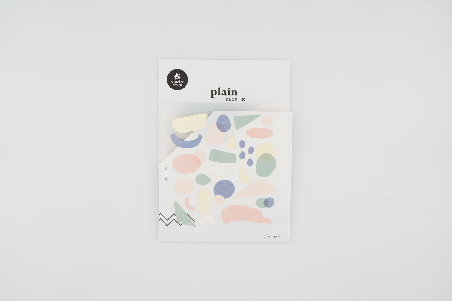 1621 Plain.17 Sticker Set