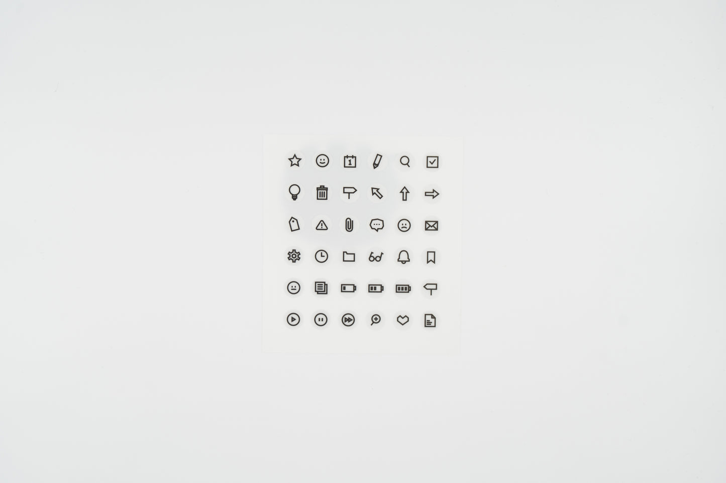 1630 Plain.26 Transparent Set