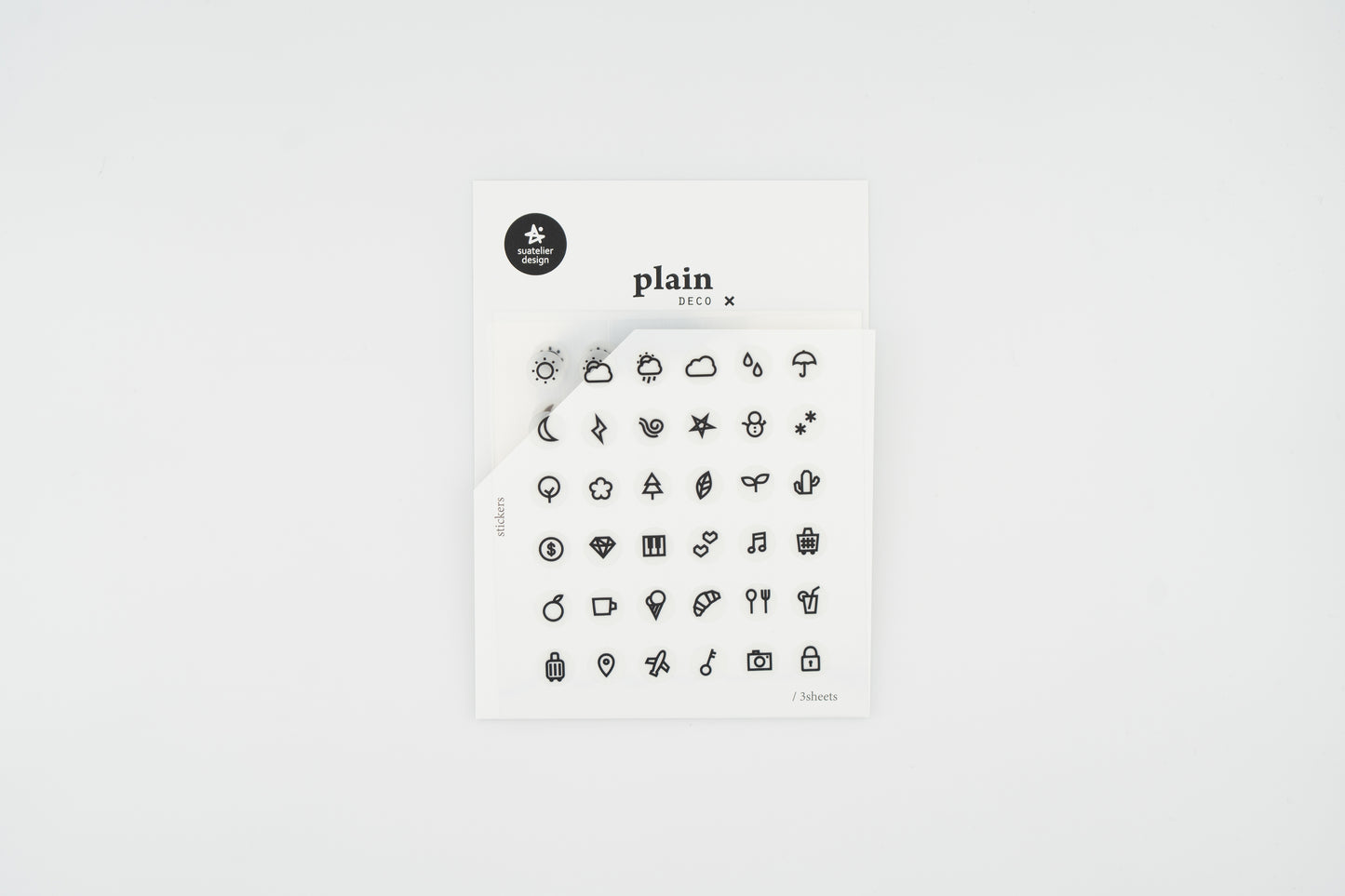 1631 Plain.27 Transparent Set