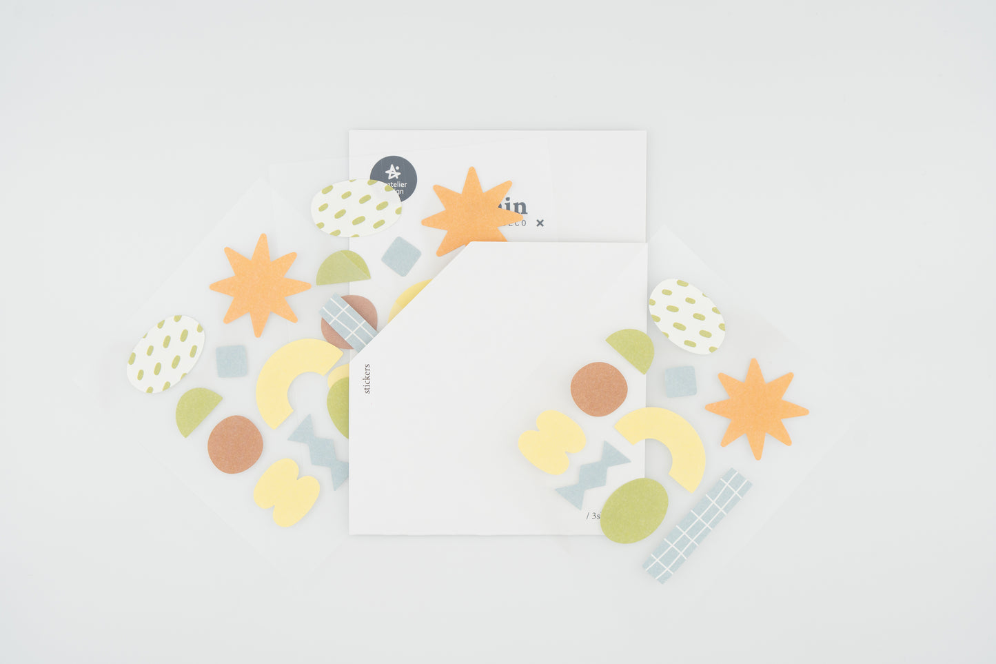 1672 Plain.68 Sticker Set