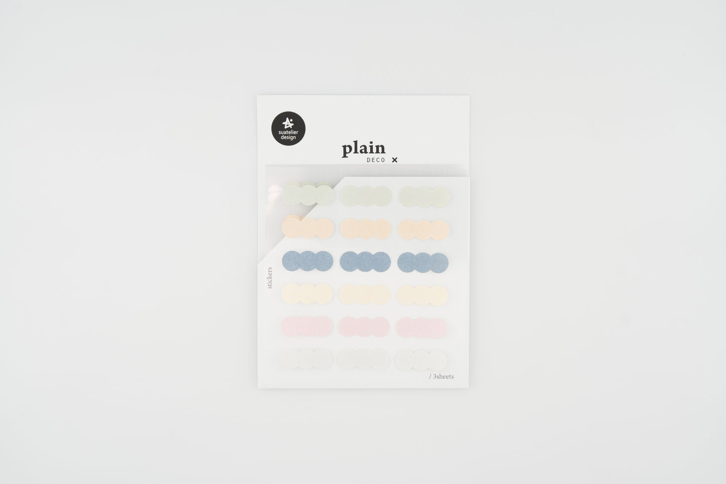 1675 Plain.71 Stickers Set