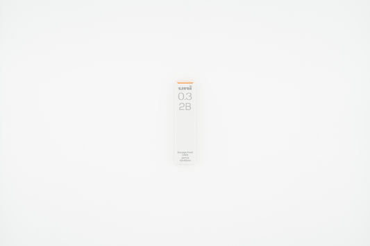 Uni Smudge-Proof Mechanical Pencil Lead 0.3mm 2B
