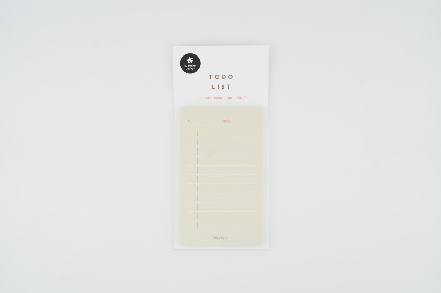 1936 To Do List Sticky Memo