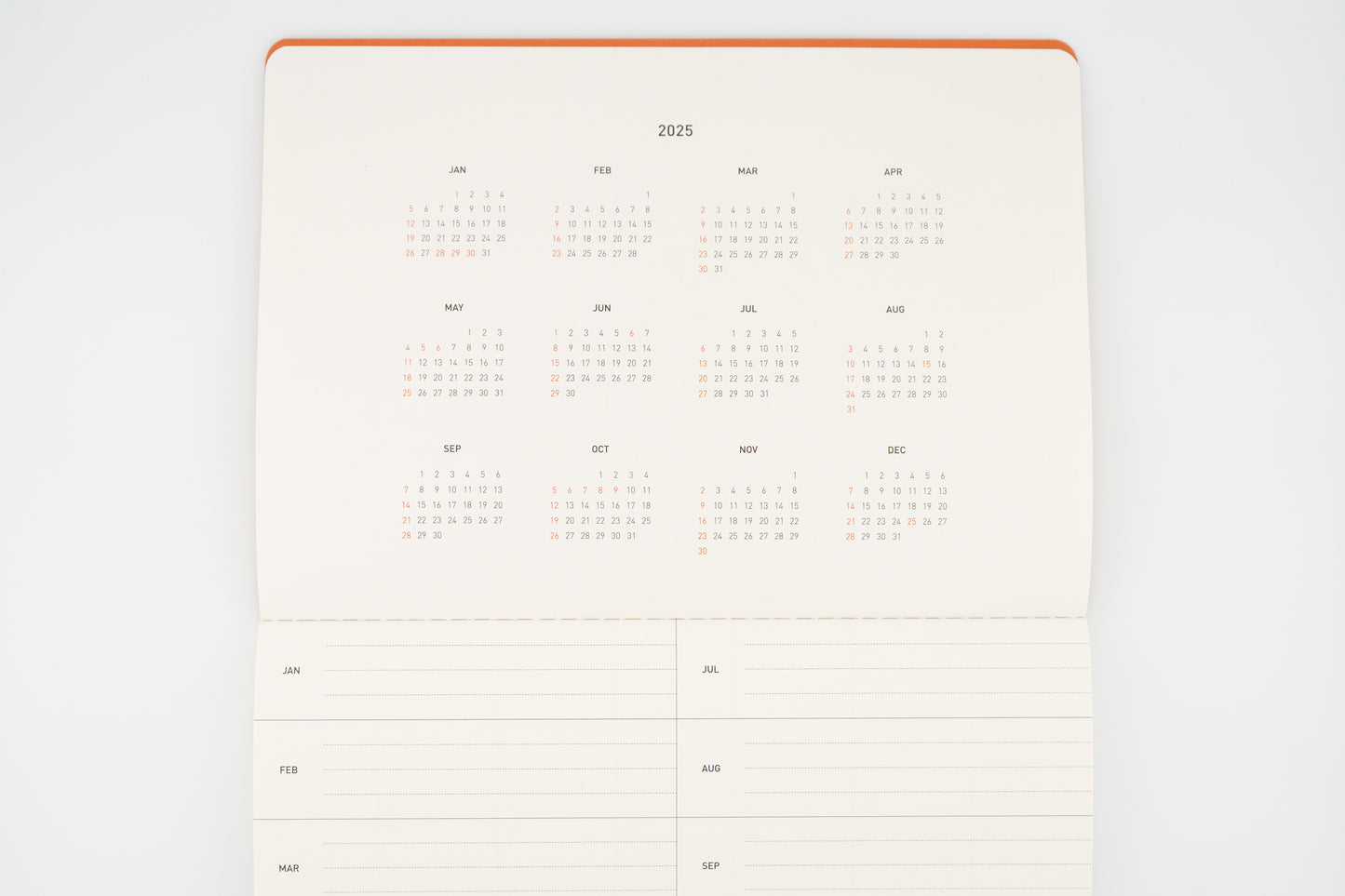 25 Monthly Planner