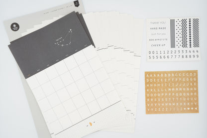 1053 Monthly Plan Calendar Sticker
