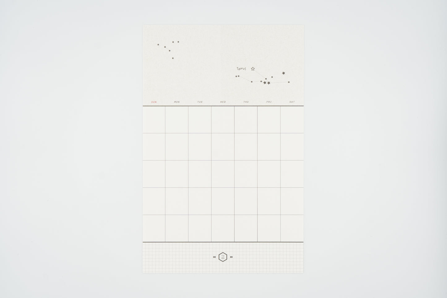 1053 Monthly Plan Calendar Sticker