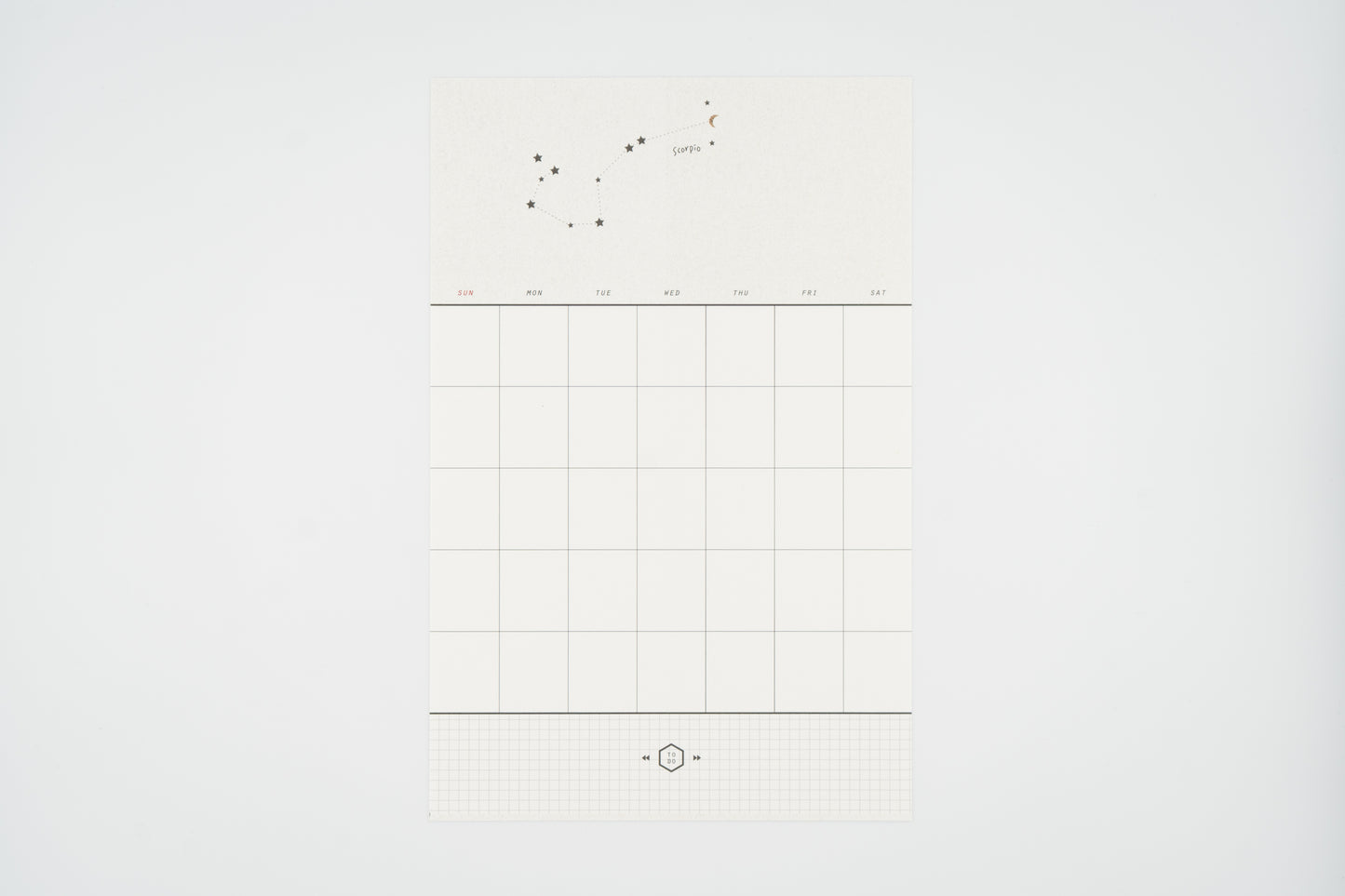 1053 Monthly Plan Calendar Sticker