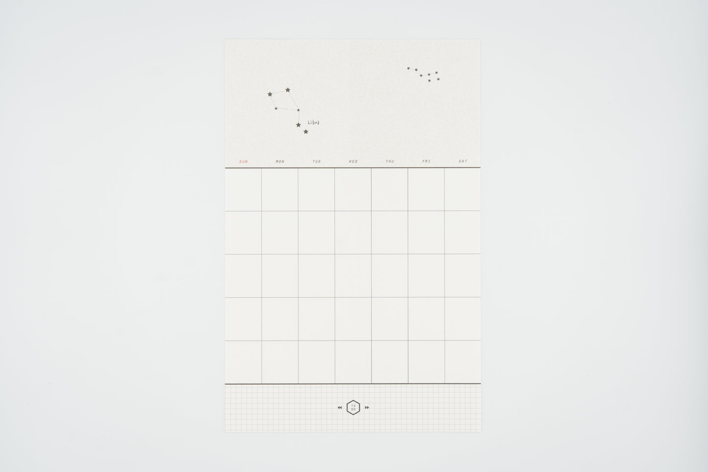 1053 Monthly Plan Calendar Sticker