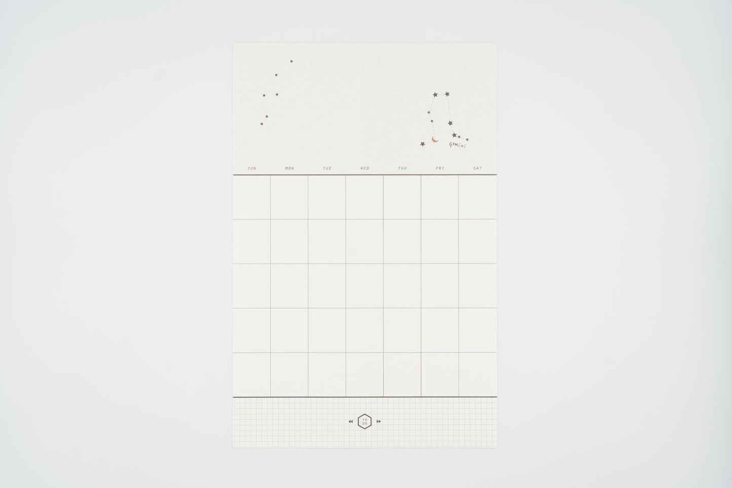 1053 Monthly Plan Calendar Sticker