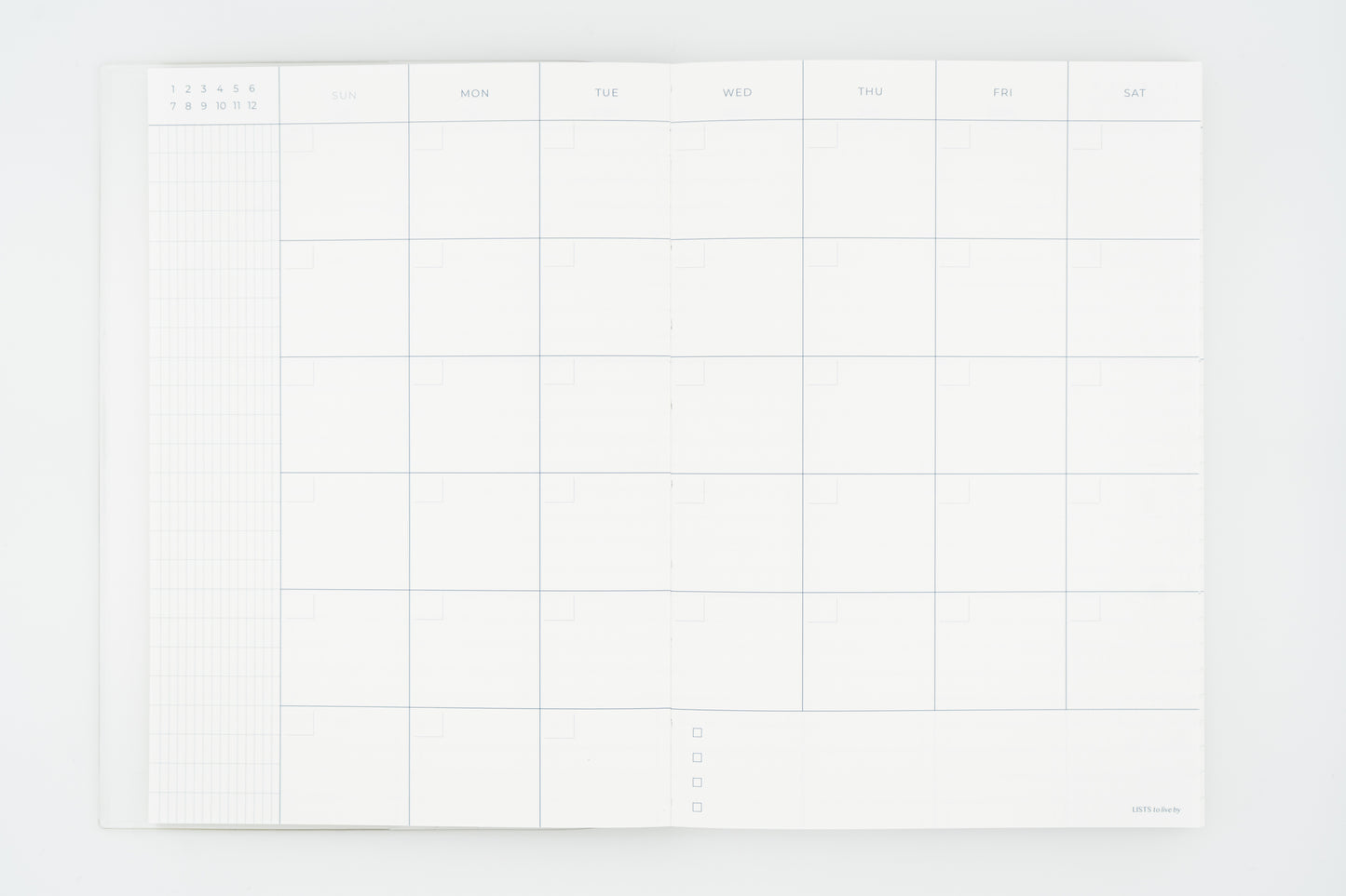 Lists to Live by 3-Row Planner
