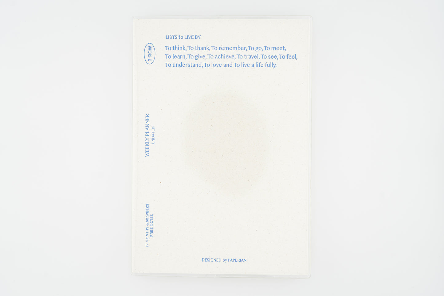 Lists to Live by 3-Row Planner