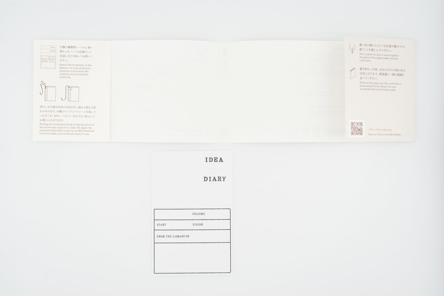 Midori Notebook A5 Cotton Blank