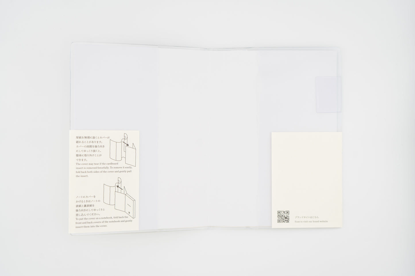 Midori Notebook A6 Clear Cover