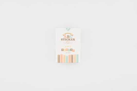 Alphabet Sticker Pack Pastel