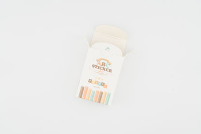 Alphabet Sticker Pack Pastel