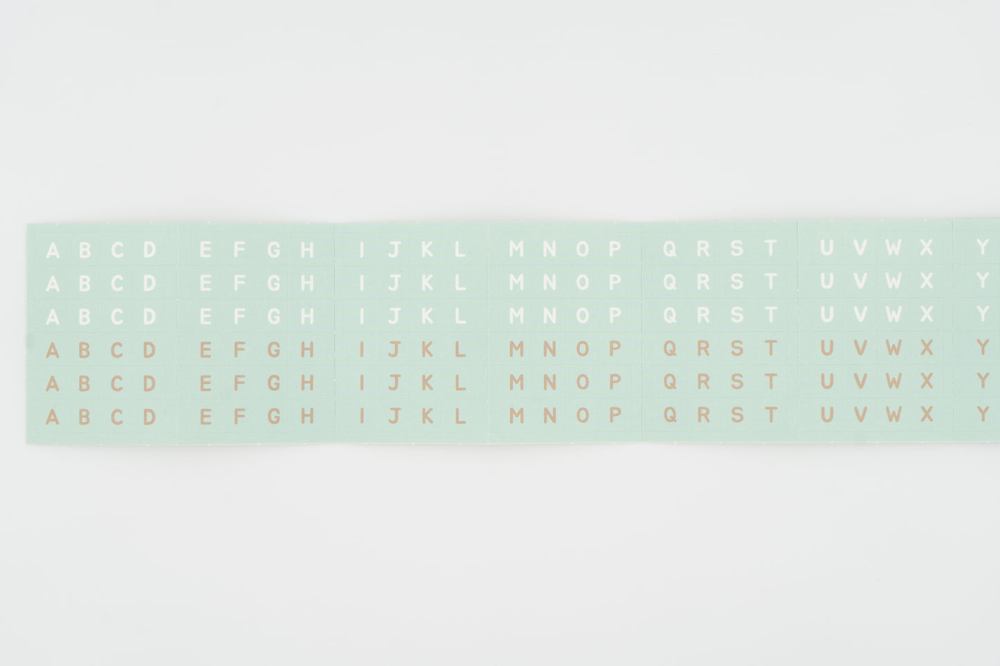 Alphabet Sticker Pack Pastel