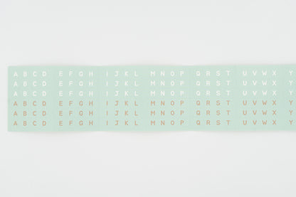 Alphabet Sticker Pack Pastel