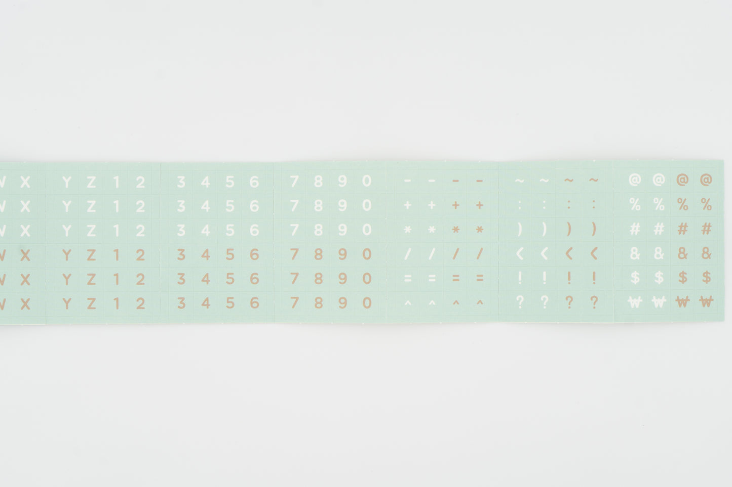 Alphabet Sticker Pack Pastel