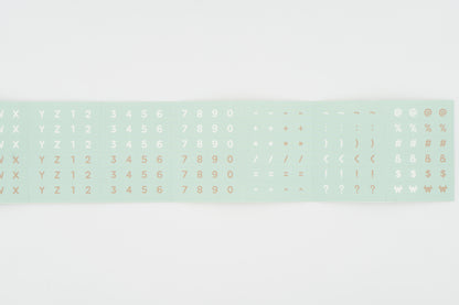 Alphabet Sticker Pack Pastel