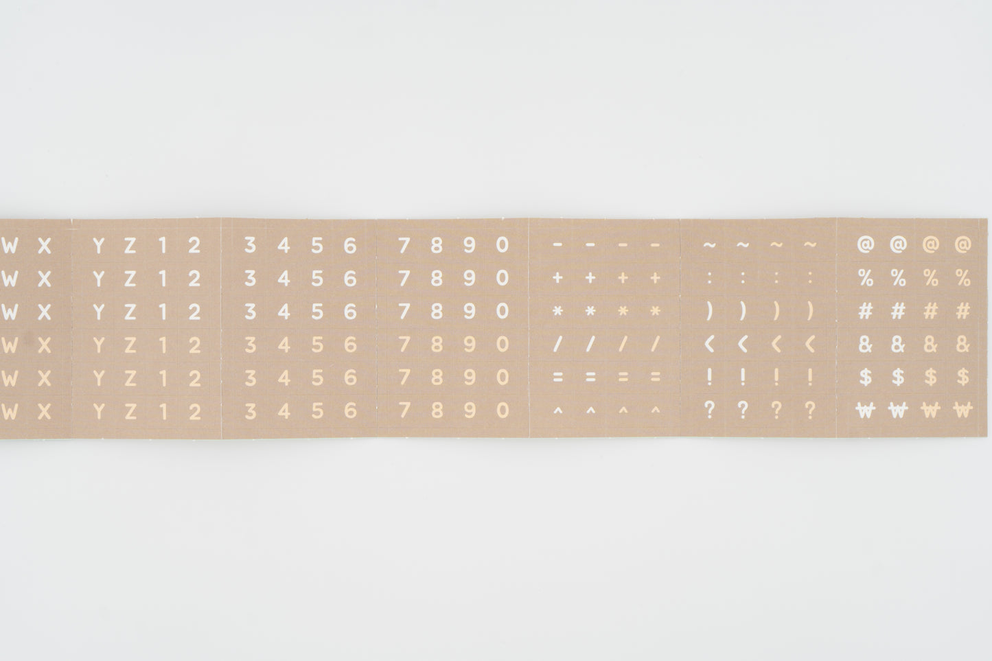 Alphabet Sticker Pack Pastel