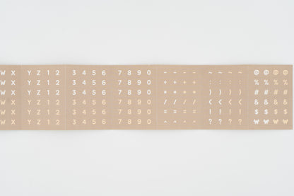 Alphabet Sticker Pack Pastel