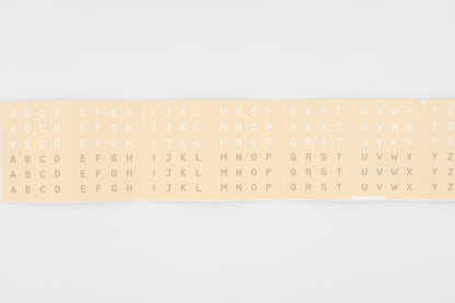 Alphabet Sticker Pack Pastel