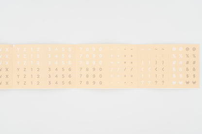Alphabet Sticker Pack Pastel